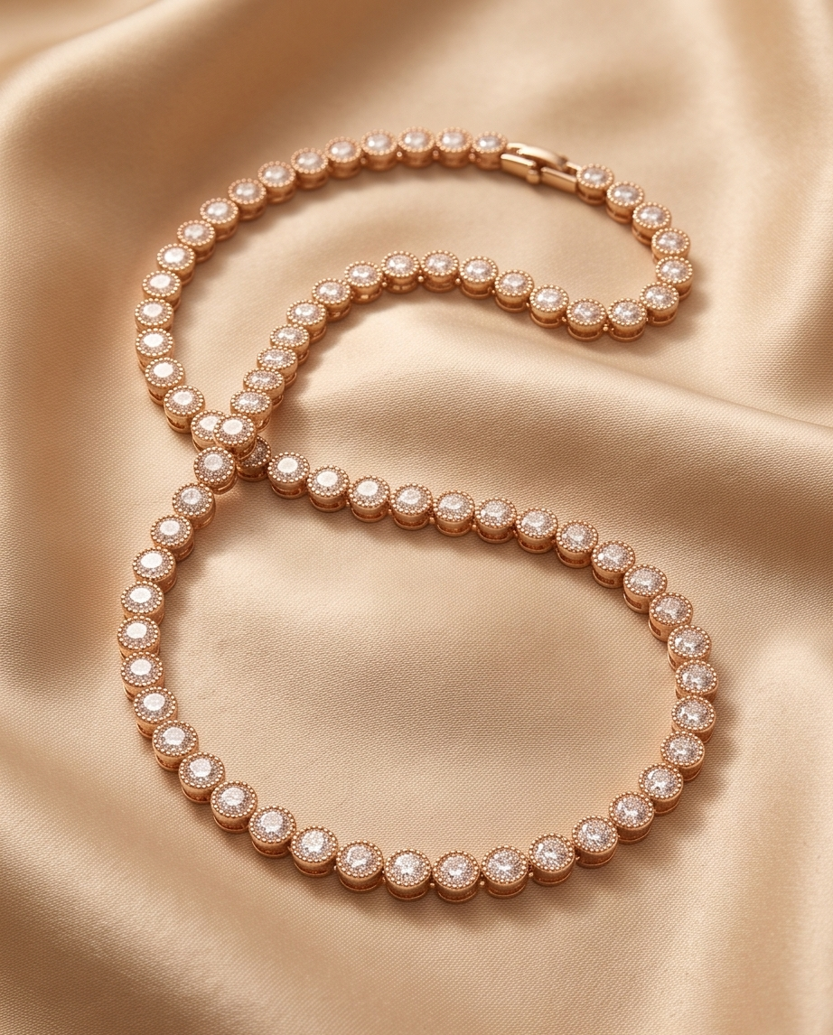 Rivière Pinky Rose gold