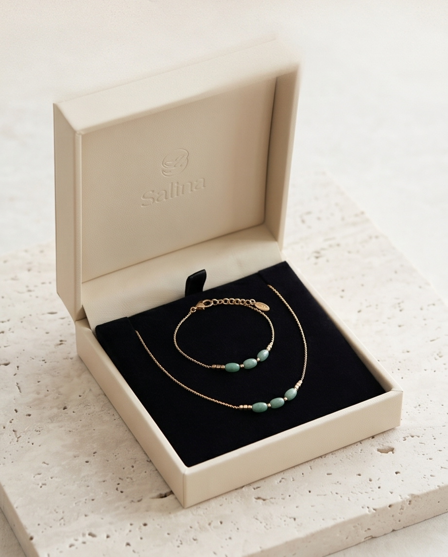 Lagon (collier+ bracelet)
