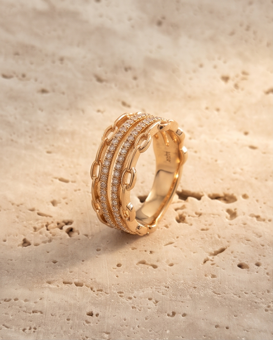 Bague Chaîne